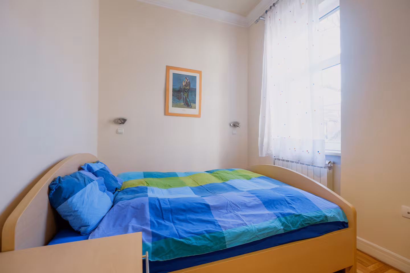 Comfortable Bedroom in Central Belgrade Apartment